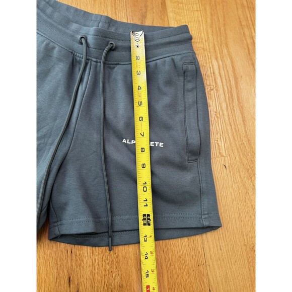 Alphalete Women's Essential Core Shorts Athletic Sweat Concrete Green Size S - Picture 6 of 15